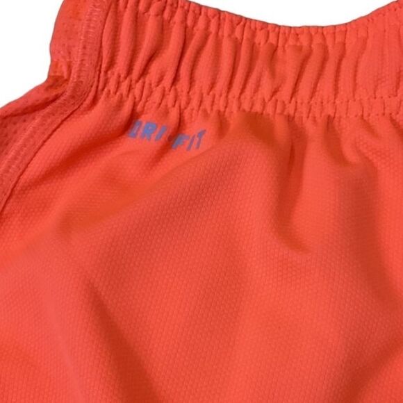 Nike Football Shorts Orange Retro Basketball Turquoise Dri-fit Small - Picture 4 of 12